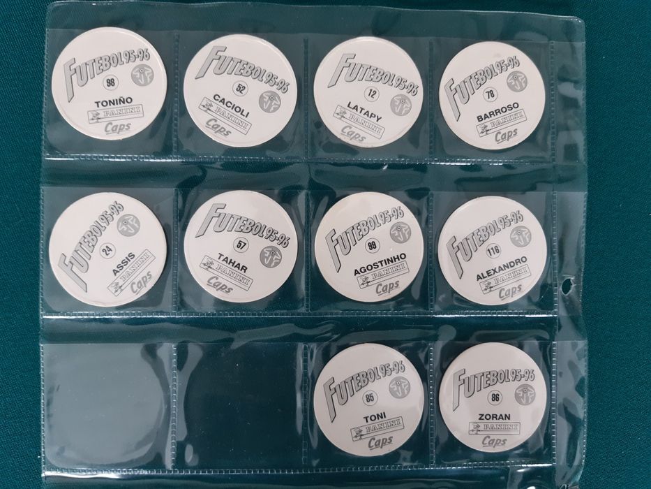 50 Tazos Futebol 95-96 PANINI + Slammer/mastertazo futebol
