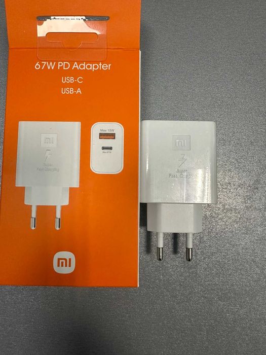 Мережевий зарядний пристрій Xiaomi Mi 67W 2USB Port Швидка зарядка: 355 ...