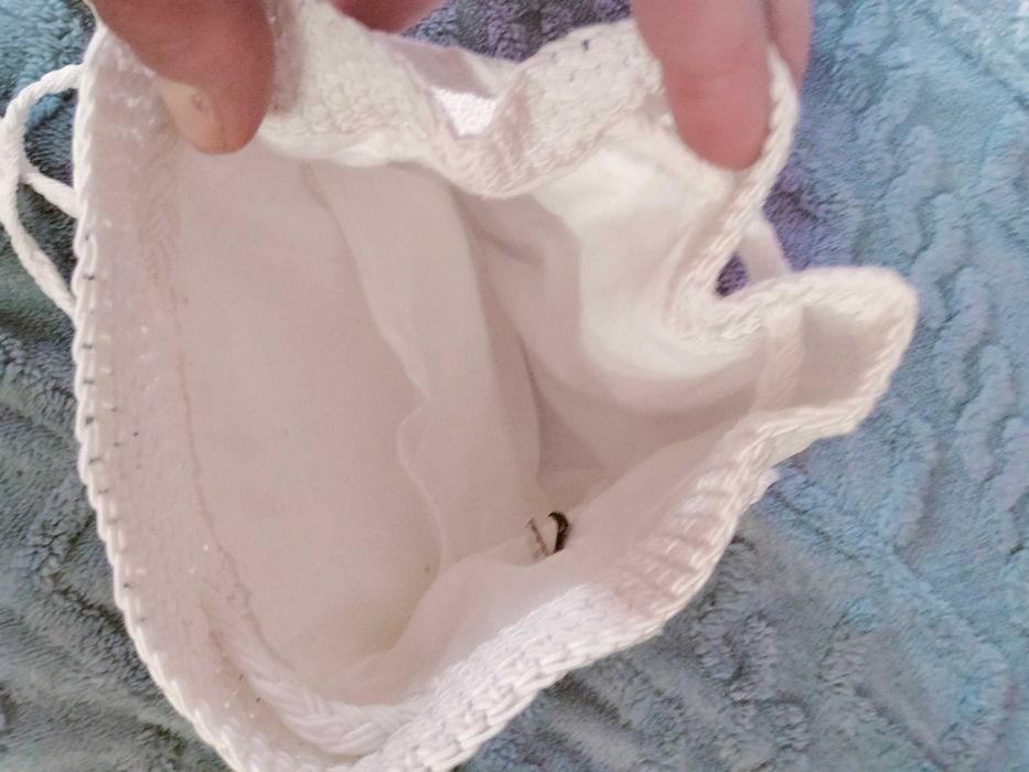 Mochila crochet Branca