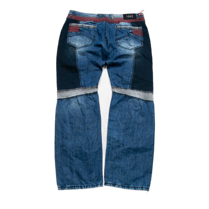 Cipo&Baxx patchwork spodnie jeansowe 44/36us XXL