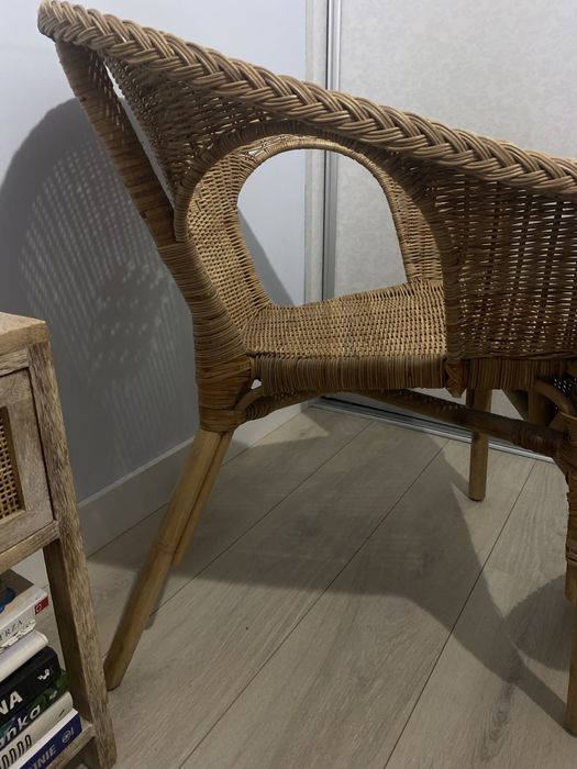 Krzesło Ikea rattanowe AGEN