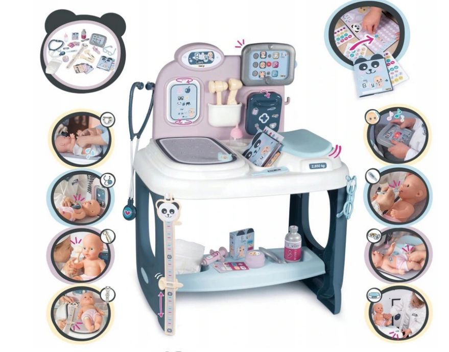 SMOBY BABY CARE Elektroniczna Centrum Opieki Lekarz Szpital