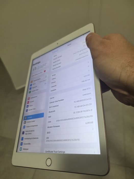 iPad 7 покоління. 2020 рік. 128GB. Silver. Без обмежень