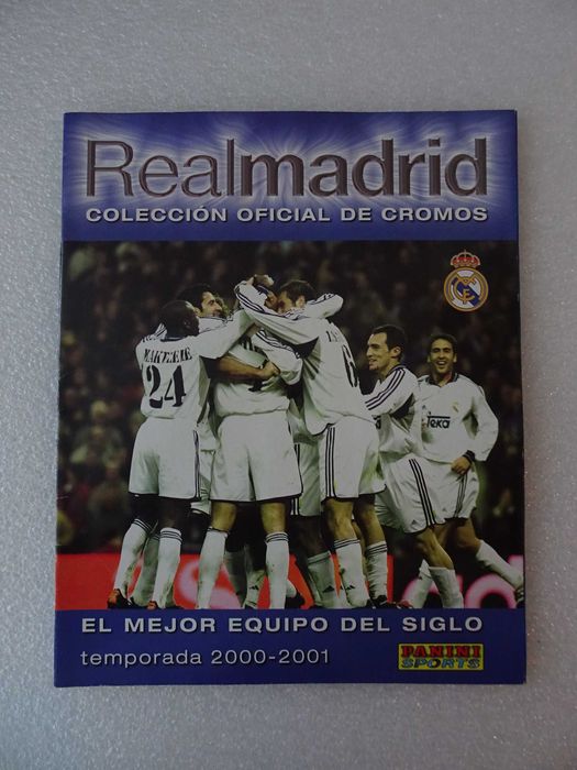 Caderneta de cromos de futebol Real Madrid - Panini (tem 61 cromos)