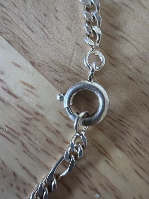 Pulseira de prata malha cartier