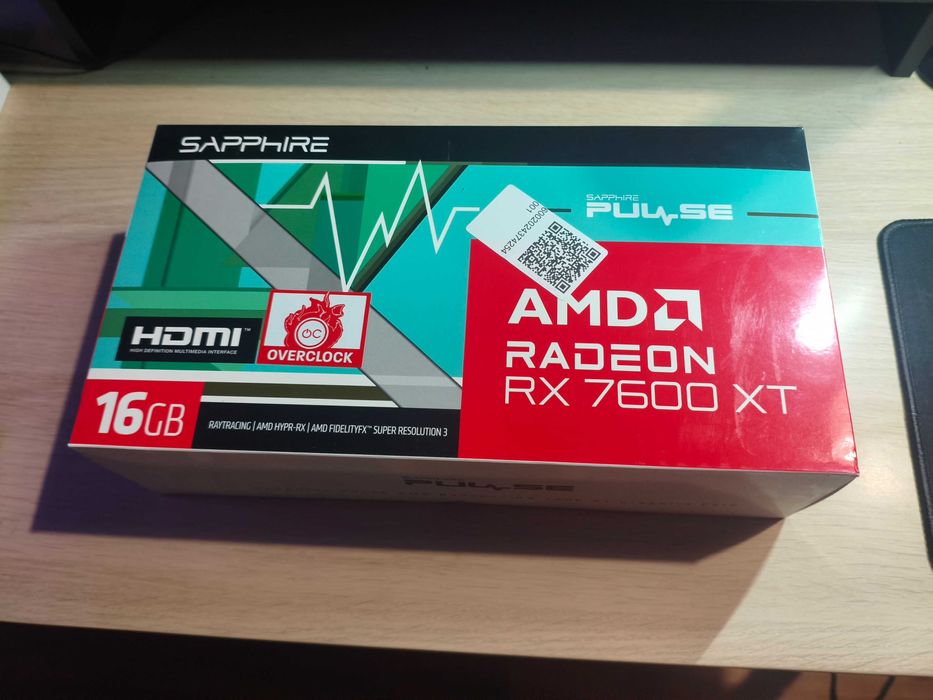 Placa Grafica amd RX 7600XT Sapphire pulse 16Gb OC