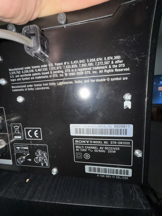 Amplituner Sony STR-DN1000 pilot | Kolumny Pure acoustics NOVA 6F