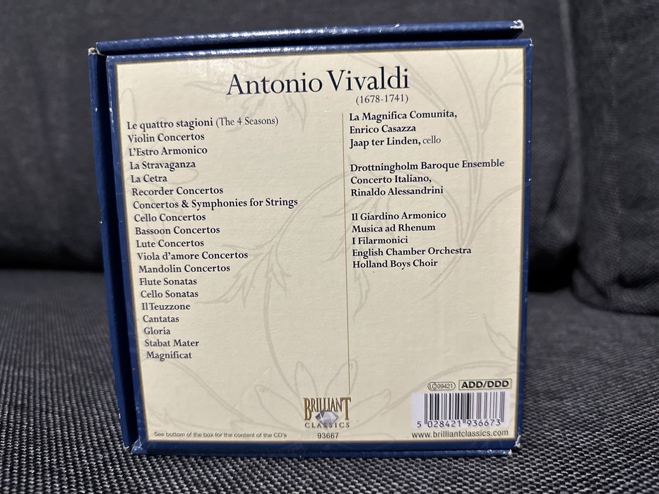 A. Vivaldi - The Masterworks - box 40 cd (Brilliant Classics