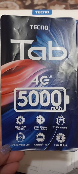 Продам Планшет: Tecno TAB 4G.