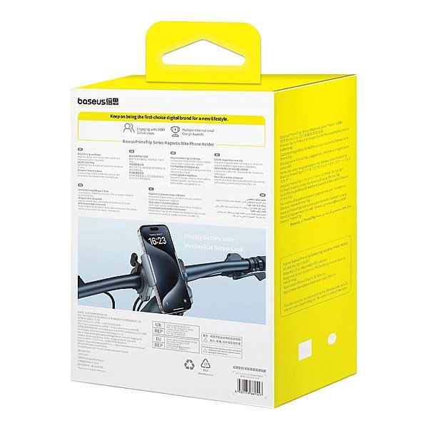 Uchwyt Baseus PrimeTrip magnetyczny na telefon na rower / hulajnogę /