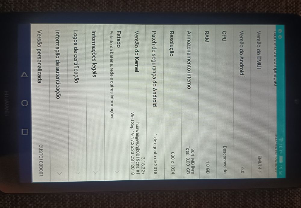 Tablet Huawei Media Pad