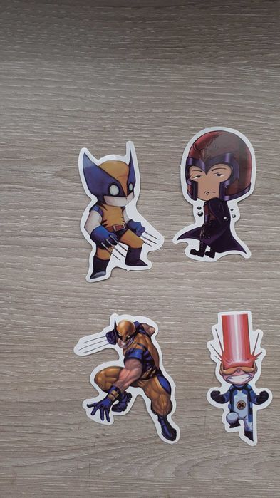 Stickers super heróis marvel, DC, X-men