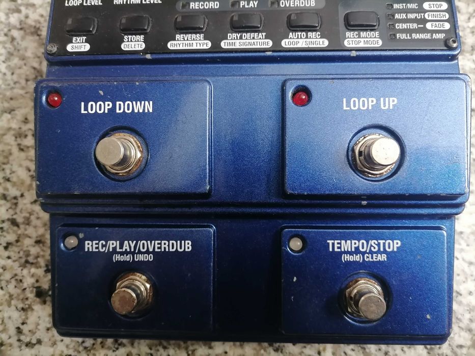 Digitech Jamman Stereo looper/phrase sampler (para peças ou reparação)