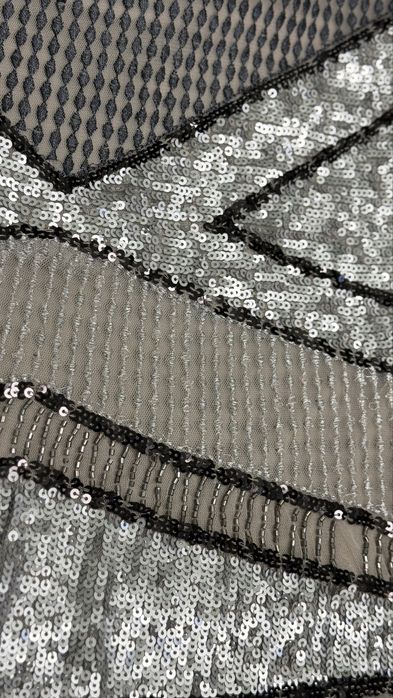 Юбка Pull&Bear S короткая в паетках новый год пул бир мини PB