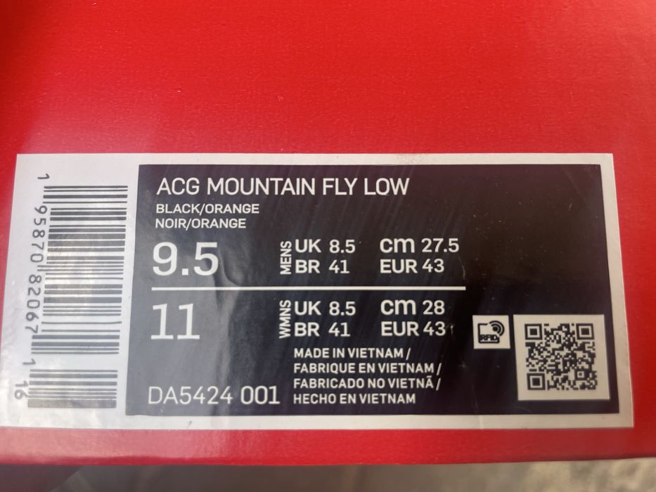 Nike ACG Mountain Fly Low DA5424-001 41-45 в наявності