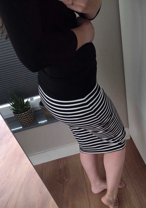 Spodnica tuba paski H&M XS/S