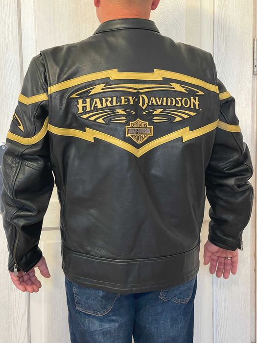 Kurtka skórzana Harley Davidson Tribal Chaos Riding XL Oryginalna Stan Idealny