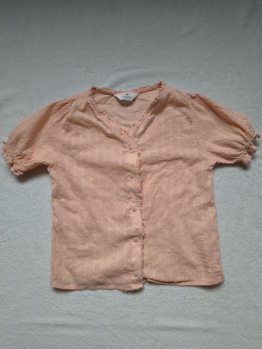 Morelowa bluzeczka H&M 140 cm