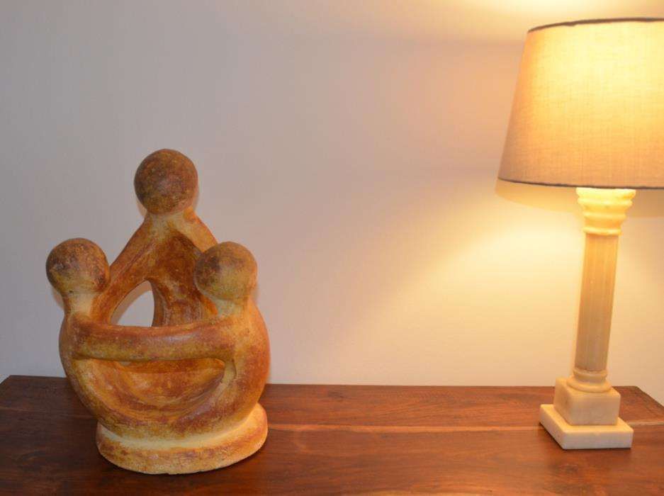 Peça decorativa/utilitária “Mãe e Filhos”,em terracota – México