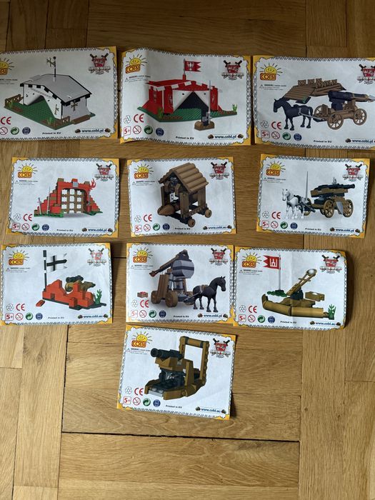 Cobi grunwald 1410 UNIKAT, 10 zestawów klocki