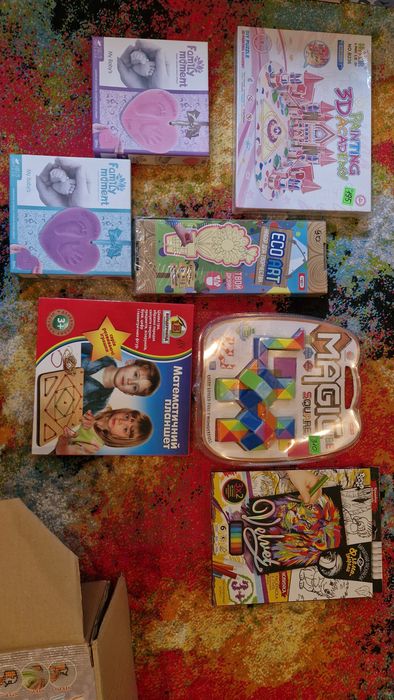 Настольные игры,творчества, картины