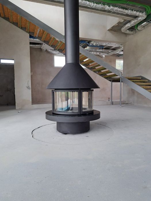 Rocal kominek ekskluzywny Rocal okrągły GALA 17,5kW