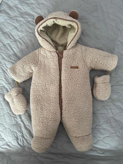 Дитячий теплий комбінезон 0-3 місяці