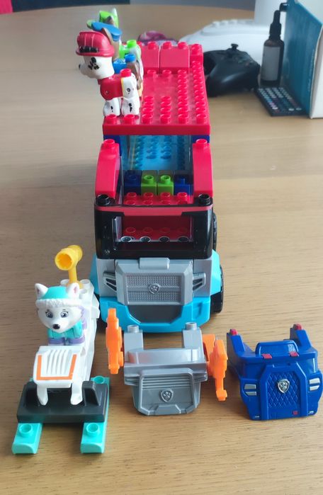 Klocki Psi Patrol Wóz Patrolowy Mega Bloks