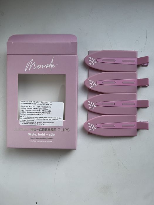 Затискачі для волосся Mermade Hair Jumbo No-Crease Clips