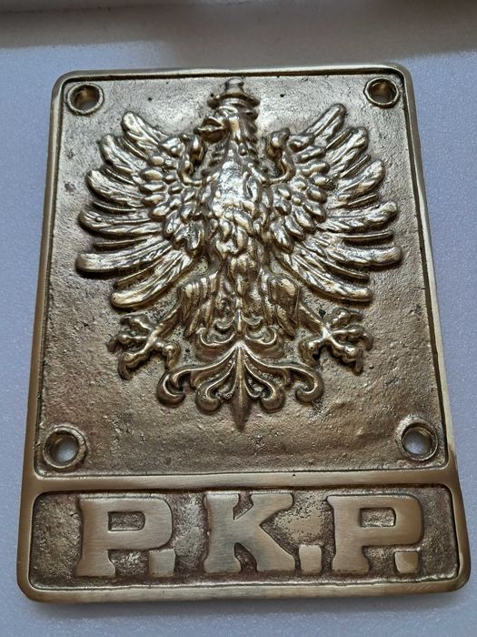 tablica z lokomotywy Orzeł PKP