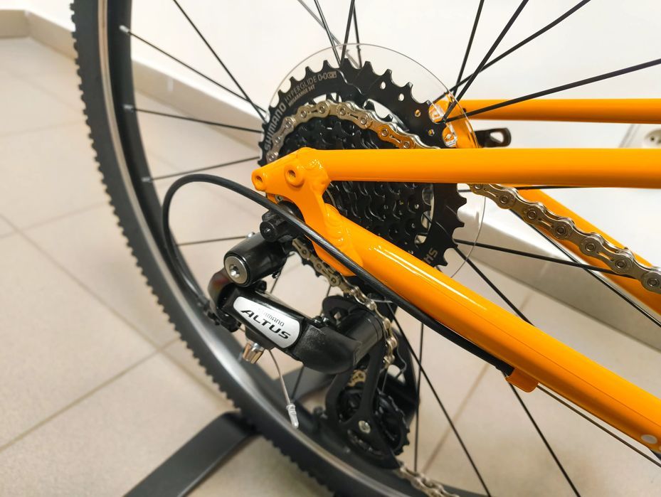 Rower młodzieżowy Yupii 24″ pomarańczowy