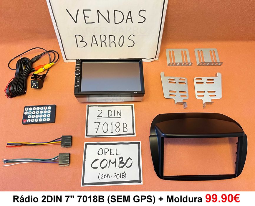 Rádio 2DIN • OPEL Combo C / D (2001 a 2018) • Android GPS [4+64GB]