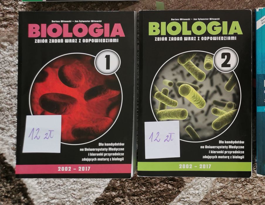 Zbiory  zadań Witowski biologia
