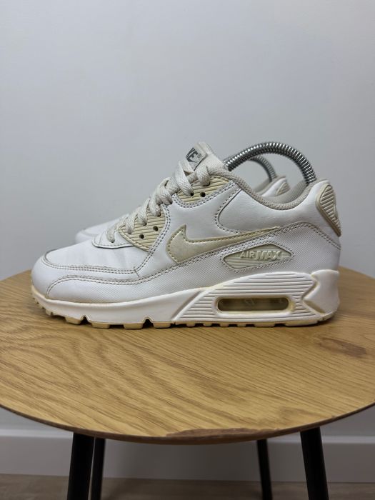Nike Air Max 90 Leather White Shoes Women's