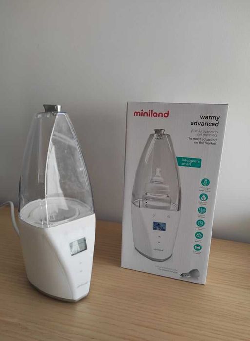 Aquecedor de biberões Miniland e esterilizador para casa e carro
