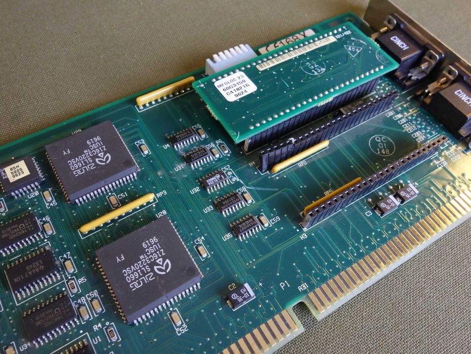 Stara karta ISA 16 bit - kontroler RS422 / X.21 typ 73G3570D IBM - WAC
