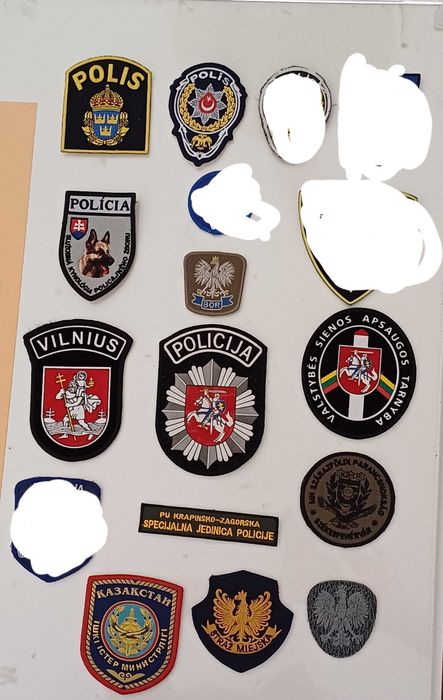 Colecção patches de polícia