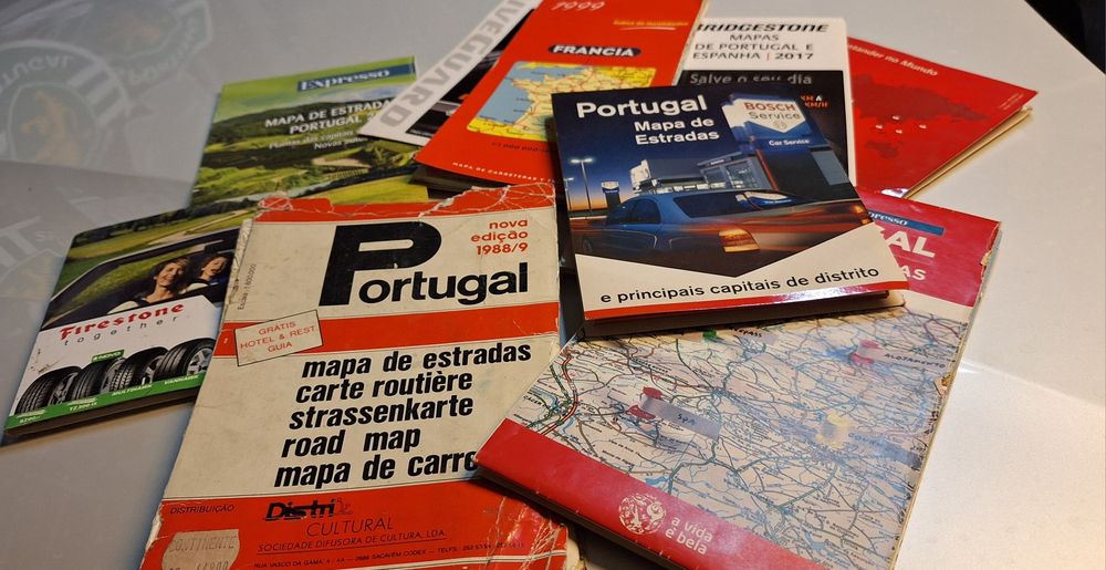 9 Mapas das estradas de 1988 até 2017