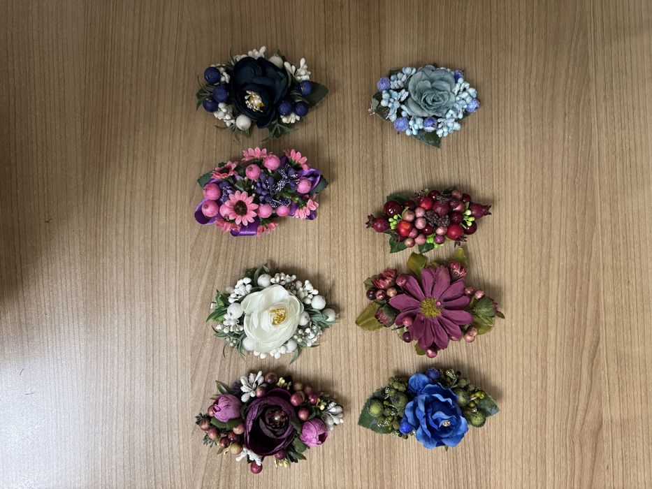 Обручі та заколки ручної роботи