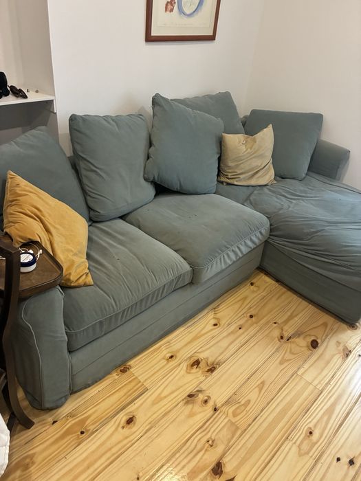 Sofa ikea 3 lugares chaise longue