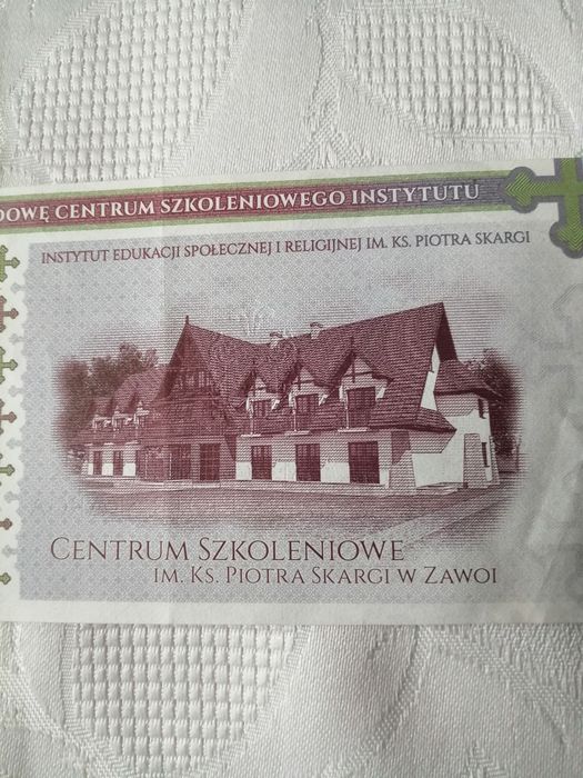Cegiełka - dar na budowę