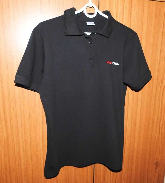 Nowe Czarne koszulki Polo męskie - S/M/L/XXL