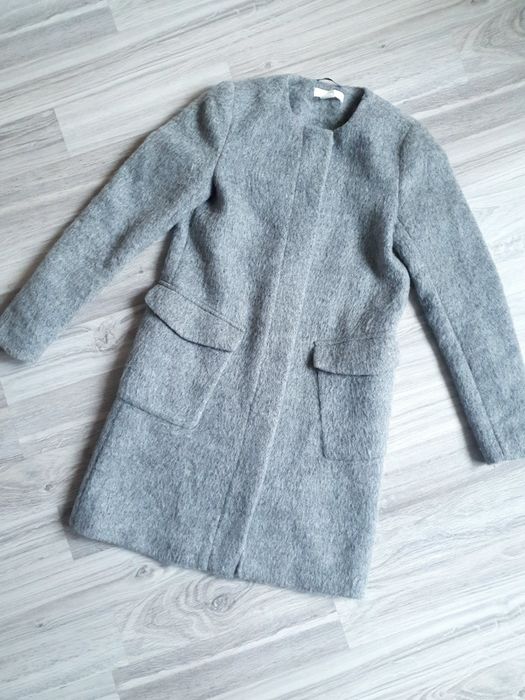 Płaszcz damski szary