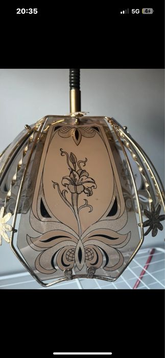 lampa wisząca Chodzież suftiowa vintage retro dla fanow staroci