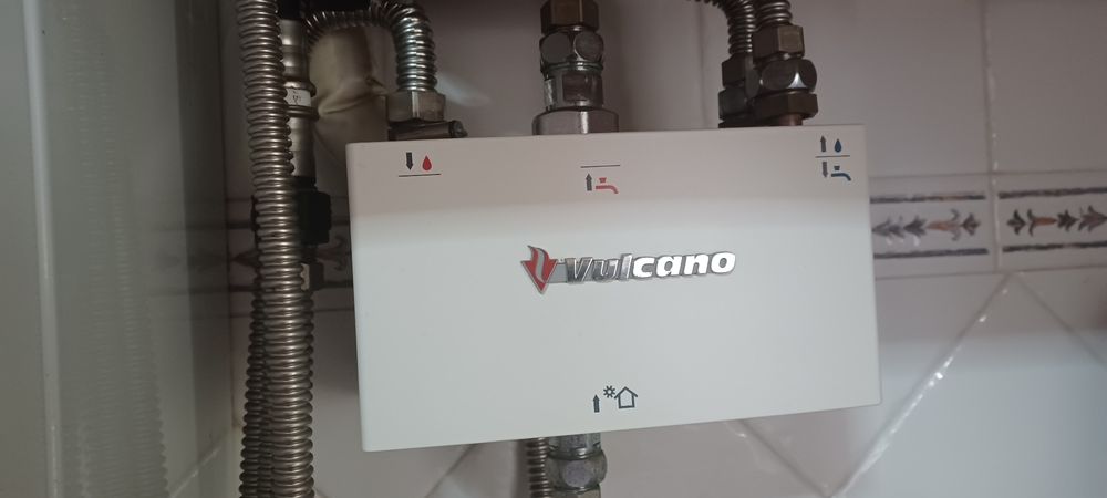 Caldeira Vaillant a funcionar