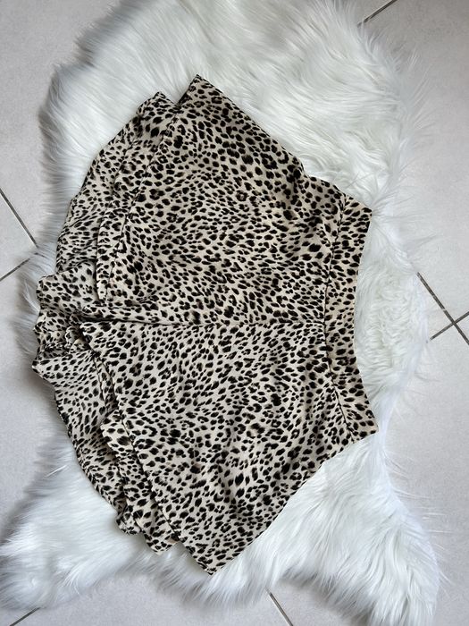 Юбка-шорты леопардовый принт
