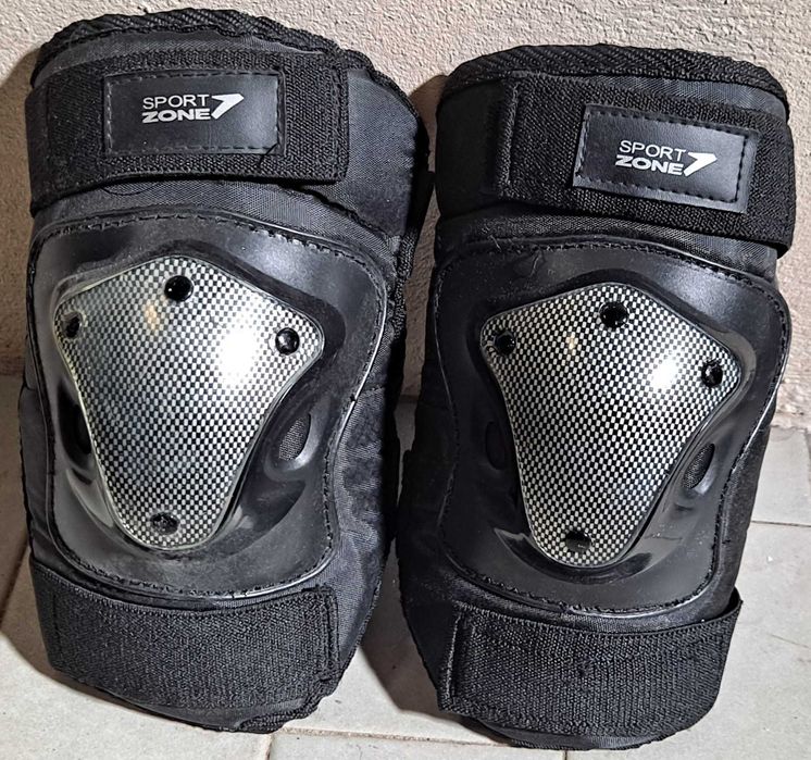 conjunto proteção joelhos cotovelos pulsos c/saco de arrumação tam. L