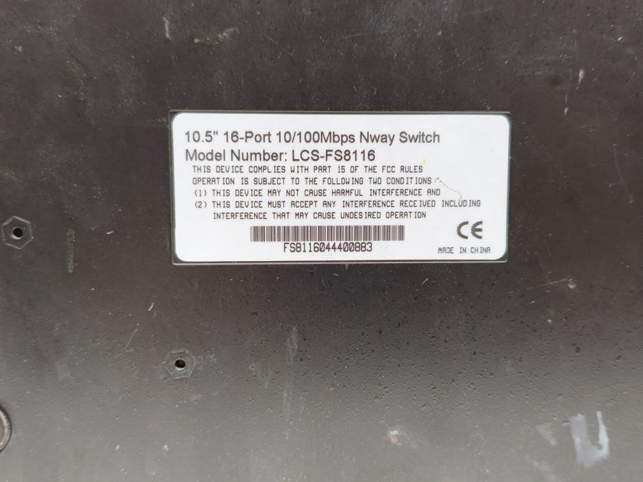 Switch 16 portas Longshine