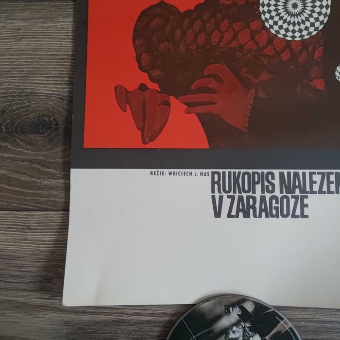 UNIKAT Rękopis znaleziony w Saragossie plakat czechosłowacki