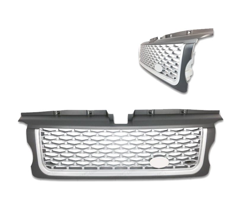 GRELHA FRONTAL RANGE ROVER SPORT 05-09 LOOK AUTOBIOGRAPHY SILVER EDITION